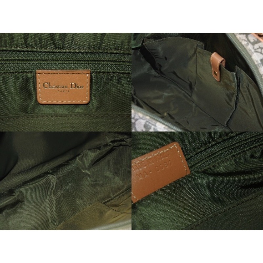 Dior Khaki Saddle Trotter Bag Double Christian - Picture 9 of 9